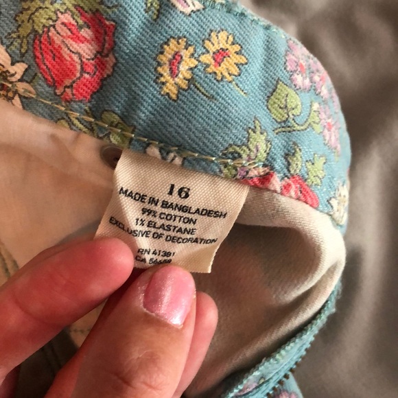 Ralph Lauren floral denim. - Picture 4 of 5